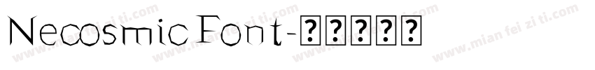 Necosmic Font字体转换